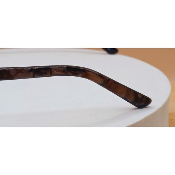 Modern Art Eyeglasses Frames A357 Brown 54-17-140 Metal and Rhinestone Frames - Picture 14 of 16